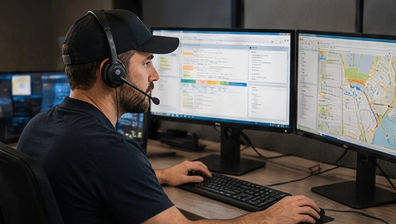 Dispatcher at work